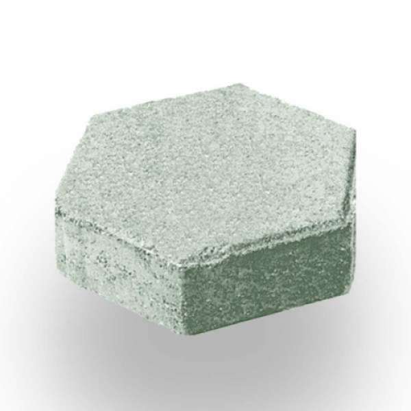 Hatkő térkő 6 cm - Zöld