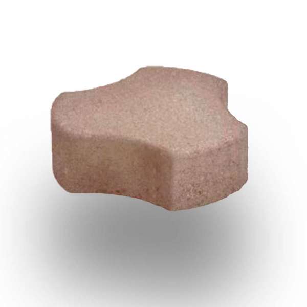 Fodorkő térkő 6 cm - Barna