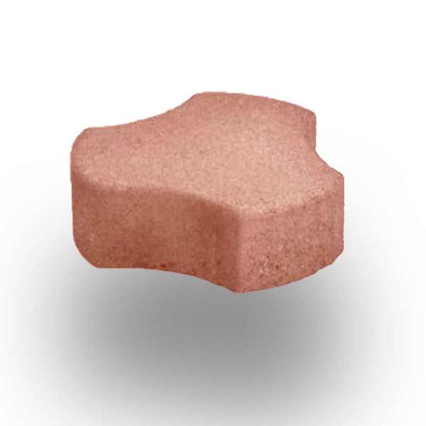 Fodorkő térkő 6 cm - Piros