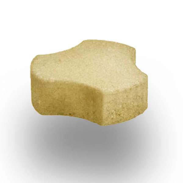 Fodorkő térkő 6 cm - Sárga