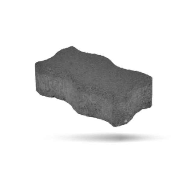 Salgókő térkő 6 cm - Fekete